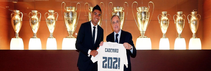 Casemiro amplia su contrato con el Real Madrid hasta 2021
