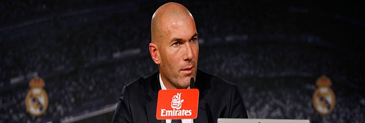 Rueda de prensa de Zinedine Zidane en su presentación como nuevo tecnico del Real Madrid