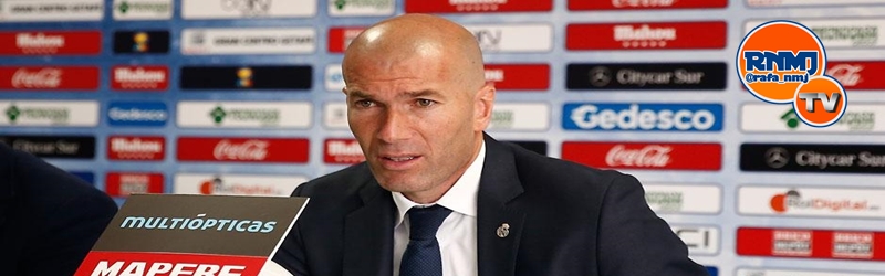 Rueda de prensa de Zidane tras el partido ante el Getafe