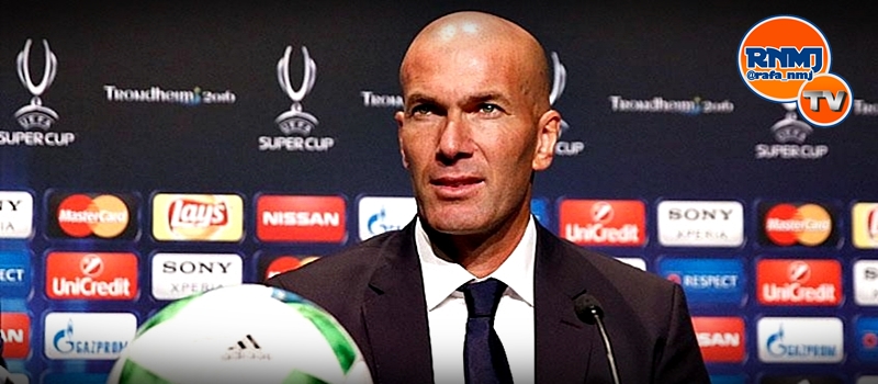 Rueda de prensa de Zidane tras la Supercopa de Europa