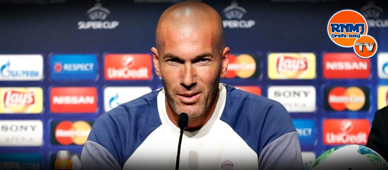 Rueda de prensa de Zidane previa a la final de la Supercopa de Europa