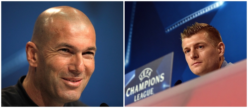 Rueda de prensa de Zinedine Zidane y Toni Kroos previa al partido ante el Bayern Munich