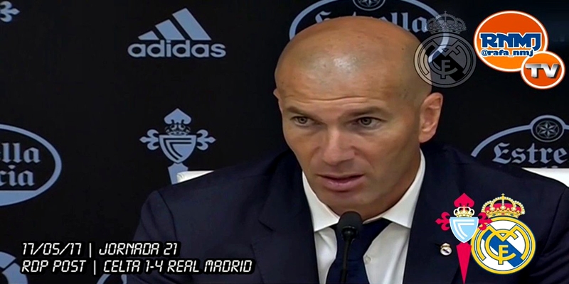 VIDEO | Rueda de prensa de Zinedine Zidane tras el partido ante el Celta