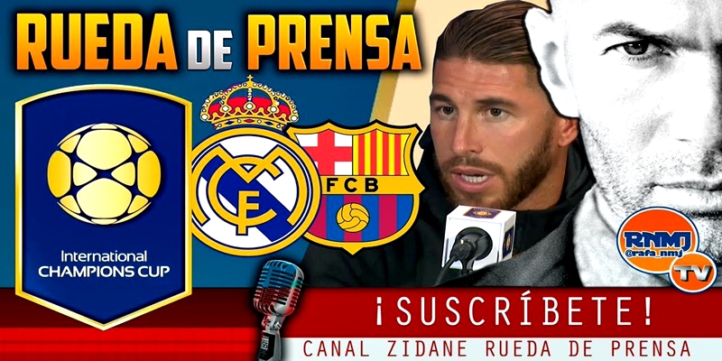 VÍDEO | Rueda de prensa de Zinedine Zidane y Sergio Ramos previa al partido ante el FC Barcelona