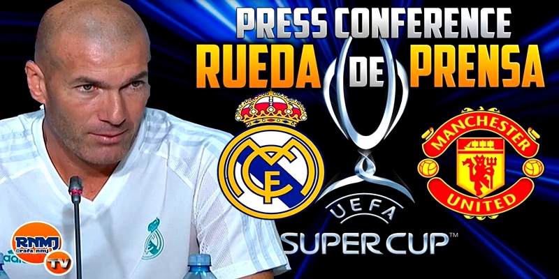 VÍDEO | Rueda de prensa de Zinedine Zidane, Marcelo y Sergio Ramos previa al partido ante el Manchester United