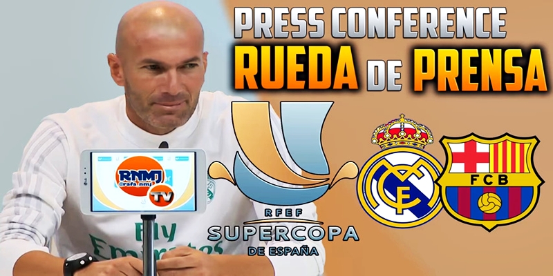 VÍDEO | Rueda de prensa de Zinedine Zidane previa al partido de vuelta de la Supercopa ante el FC Barcelona