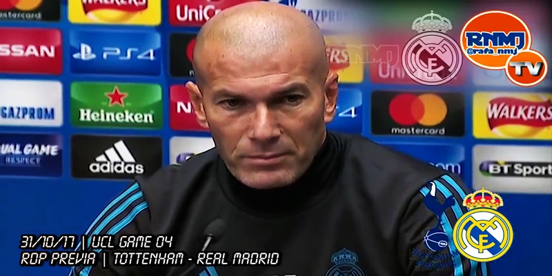 VÍDEO | Rueda de prensa de Zinedine Zidane previa al partido ante el Tottenham