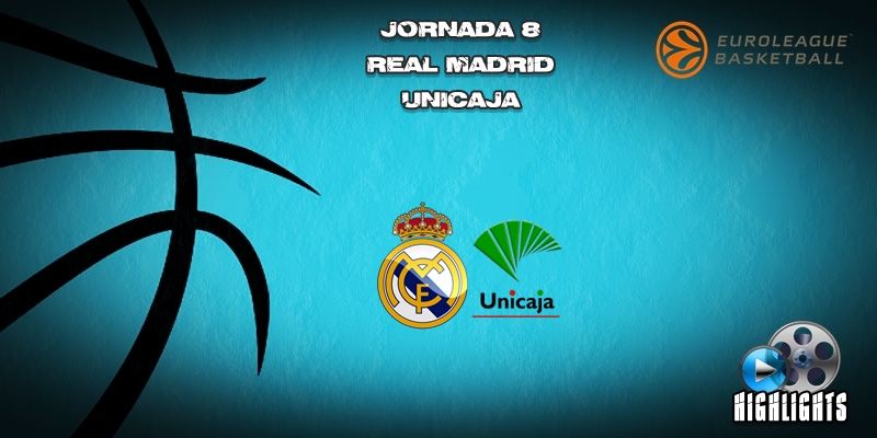 VÍDEO | Highlights | Real Madrid vs Unicaja | Euroleague | Jornada 8