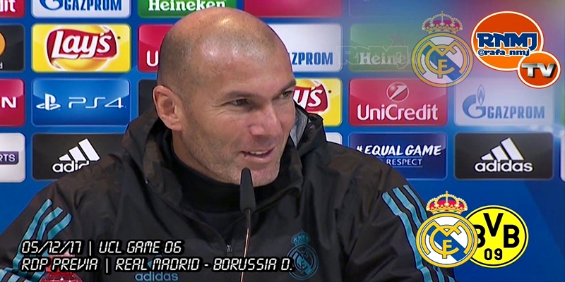 VÍDEO | Rueda de prensa de Zinedine Zidane previa al partido ante el Borussia Dortmund