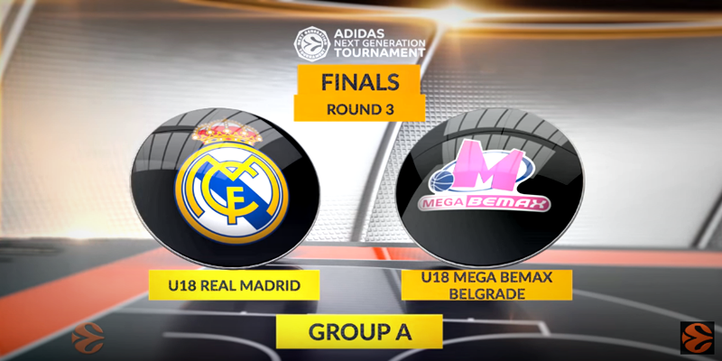 VÍDEO | Highlights | Real Madrid vs Mega Bemax Belgrado | Adidas Next Generation Tournament | Jornada 3