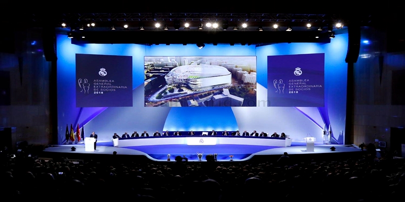 NOTICIAS | Los socios representantes aprueban el endeudamiento del club para financiar las obras de remodelación del Santiago Bernabéu