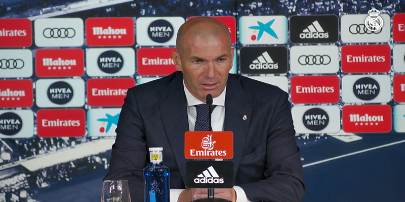 VÍDEO | Rueda de prensa de Zinedine Zidane tras el partido ante el Valladolid