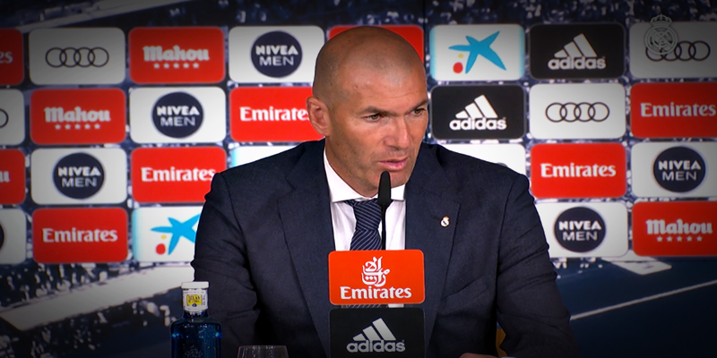 VÍDEO | Rueda de prensa de Zinedine Zidane tras el partido ante el FC Barcelona
