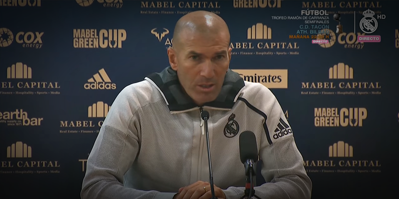 VÍDEO | Rueda de prensa de Zinedine Zidane tras el partido ante la Roma