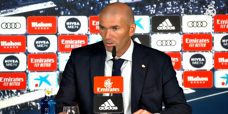VÍDEO | Rueda de prensa de Zinedine Zidane tras el partido ante el Getafe