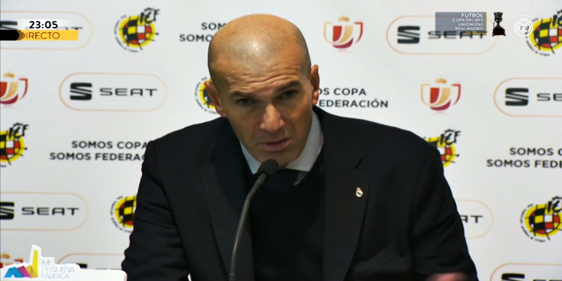 VÍDEO | Rueda de prensa de Zinedine Zidane tras el partido ante el Unionistas de Salamanca
