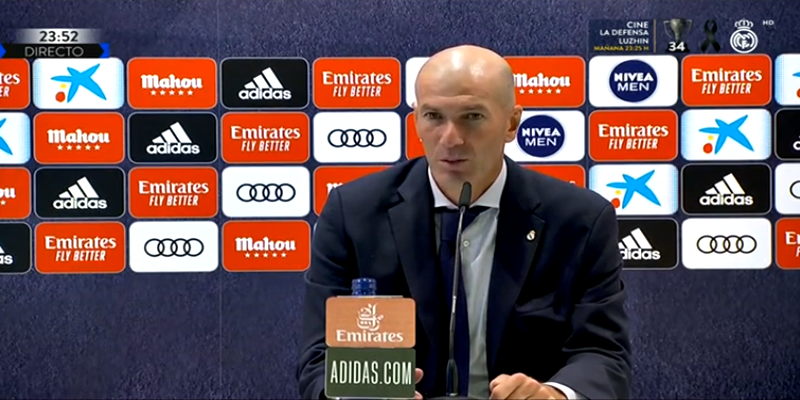 VÍDEO | Rueda de prensa de Zinedine Zidane tras el partido ante el Cádiz