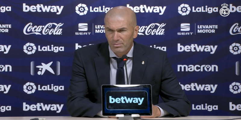 VÍDEO | Rueda de prensa de Zinedine Zidane tras el partido ante el Levante