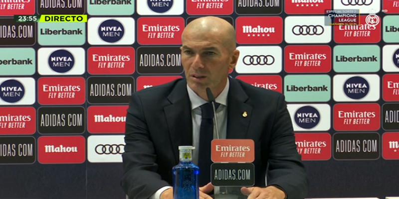 VÍDEO | Rueda de prensa de Zinedine Zidane tras el partido ante el Celta de Vigo