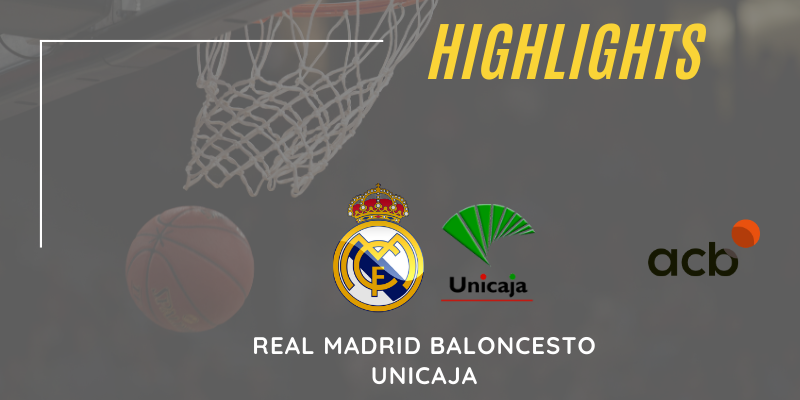 VÍDEO | Highlights | Real Madrid vs Unicaja | Liga Endesa | Jornada 14