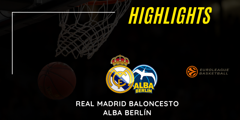 VÍDEO | Highlights | Real Madrid vs Alba Berlín | Euroleague | Jornada 16