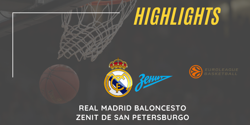 VÍDEO | Highlights | Real Madrid vs Zenit | Euroleague | Jornada 13