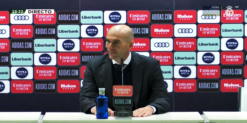 VÍDEO | Rueda de prensa de Zinedine Zidane tras el partido ante el Sevilla
