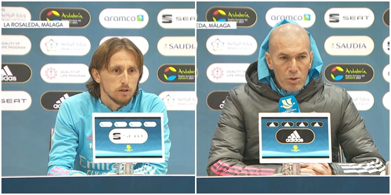 VÍDEO | Rueda de prensa de Luka Modric y Zinedine Zidane previa al partido ante el Athletic Club Bilbao
