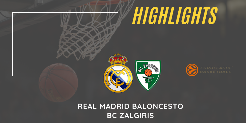 VÍDEO | Highlights | Real Madrid vs Zalgiris | Euroleague | Jornada 26
