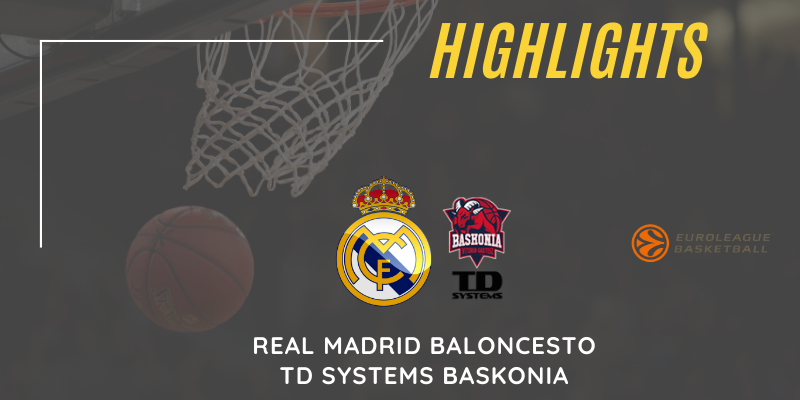 VÍDEO | Highlights | Real Madrid vs TD Systems Baskonia | Euroleague | Jornada 24