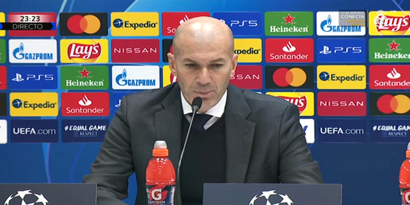 VÍDEO | Rueda de prensa de Zinedine Zidane tras el partido ante el Atalanta