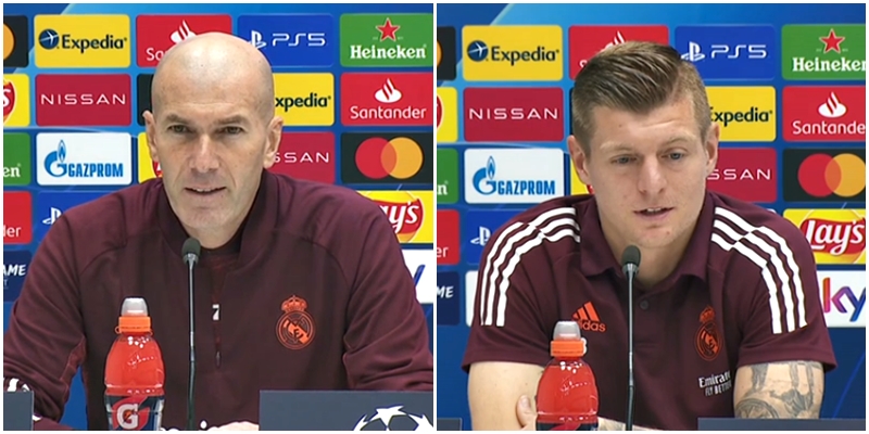VÍDEO | Rueda de prensa de Zinedine Zidane y Toni Kroos previa al partido ante el Atalanta