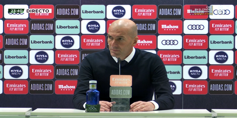 VÍDEO | Rueda de prensa de Zinedine Zidane tras el partido ante el FC Barcelona