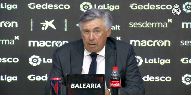 VÍDEO | Rueda de prensa de Carlo Ancelotti tras el partido ante el Levante