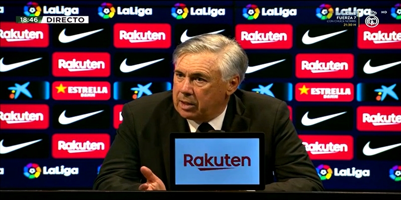 VÍDEO | Rueda de prensa de Carlo Ancelotti tras el partido ante el FC Barcelona