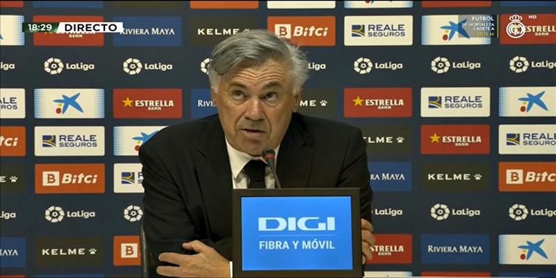 VÍDEO | Rueda de prensa de Carlo Ancelotti tras el partido ante el RCD Espanyol