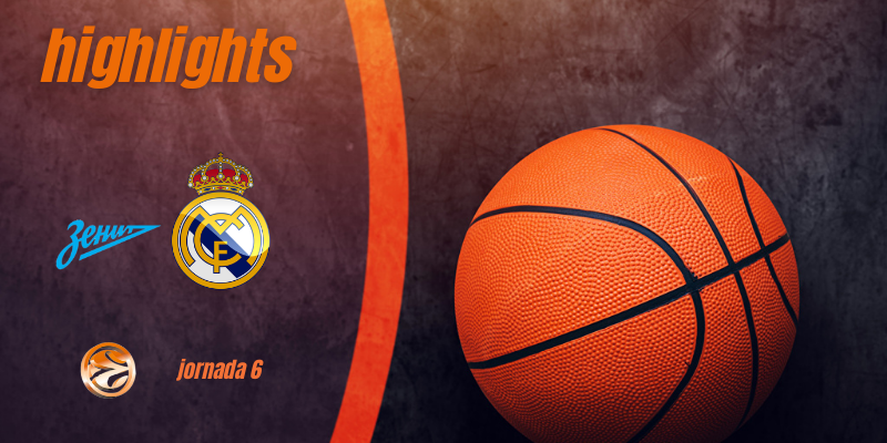 VÍDEO | Highlights | Zenit San Petersburgo vs Real Madrid Baloncesto | Euroleague | Jornada 6