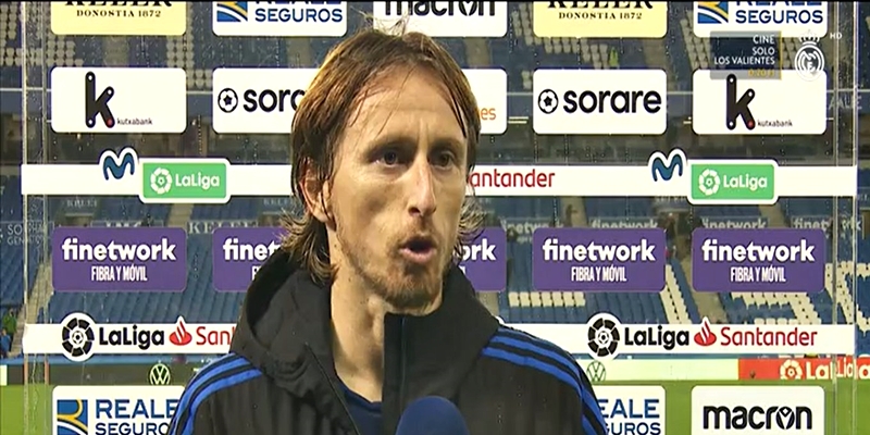 VÍDEO | Declaraciones de Luka Modric y Thibaut Courtois tras el partido ante la Real Sociedad