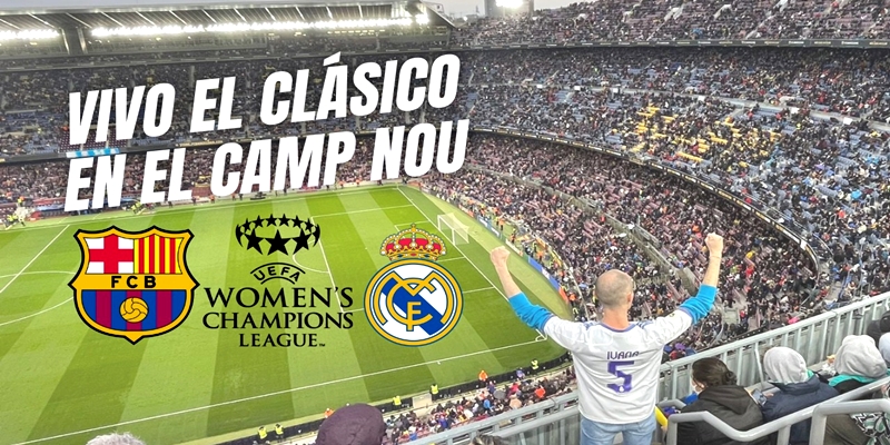 VÍDEO | ¡Vivo en el Camp Nou la vuelta de los cuartos de final de la Champions League femenina!