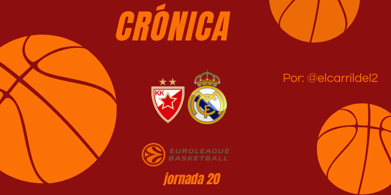 CRÓNICA | 65 tiros, 22 canastas: Estrella Roja 65 – 62 Real Madrid Baloncesto