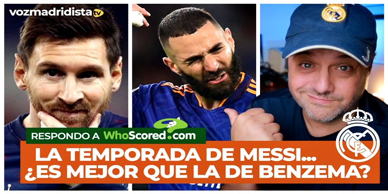 VÍDEO | Dicen que la temporada de Messi es mejor que la de Benzema
