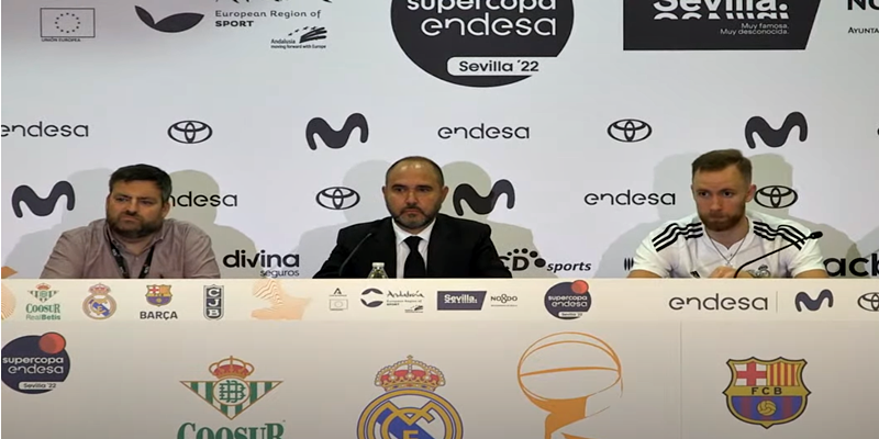 VÍDEO | Rueda de prensa de Dzanan Musa y Chus Mateo tras el partido ante Coosur Real Betis