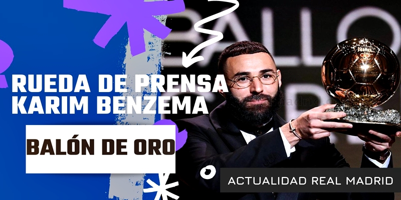 VÍDEO | Rueda de prensa de Karim Benzema – Balón de Oro 2022