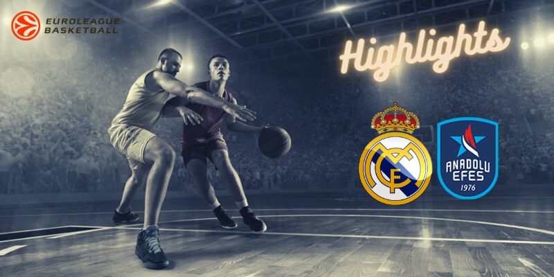 VÍDEO | Highlights | Real Madrid Baloncesto vs Anadolu Efes | Euroleague | Jornada 7