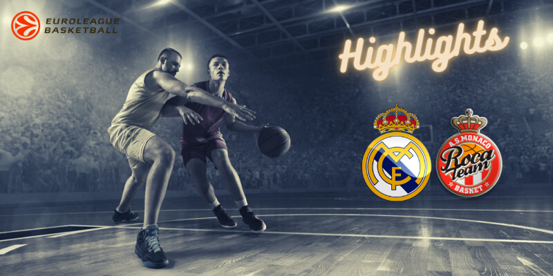 VÍDEO | Highlights | Real Madrid Baloncesto vs Mónaco | Euroleague | J12