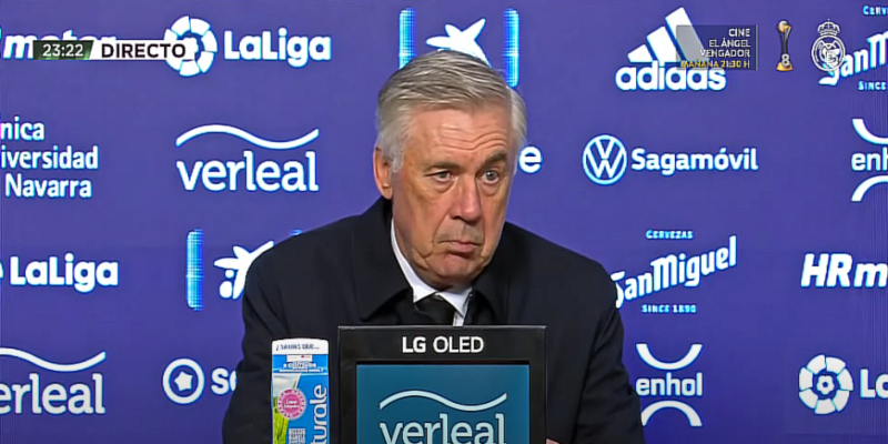 VÍDEO | Rueda de prensa de Carlo Ancelotti tras el partido ante Osasuna