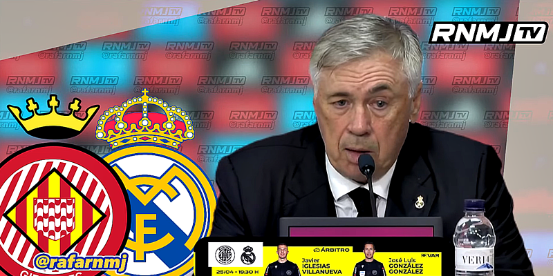 VÍDEO | Rueda de prensa de Carlo Ancelotti tras el partido ante el Gerona
