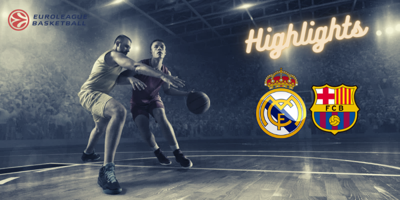 VÍDEO | 📺 HIGHLIGHTS | REAL MADRID BALONCESTO vs FC BARCELONA | EUROLEAGUE | J5