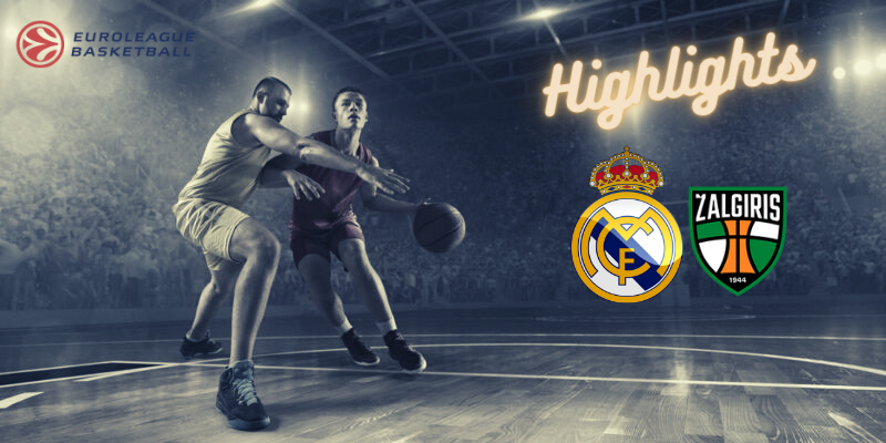 VÍDEO | 📺 HIGHLIGHTS | REAL MADRID BALONCESTO vs ZALGIRIS | EUROLEAGUE | J3
