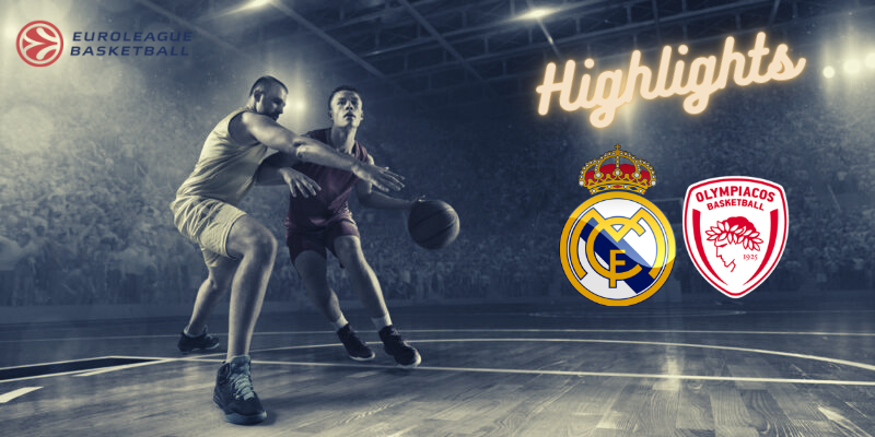 VÍDEO | 📺 HIGHLIGHTS | REAL MADRID BALONCESTO vs OLYMPIACOS | EUROLEAGUE | J23